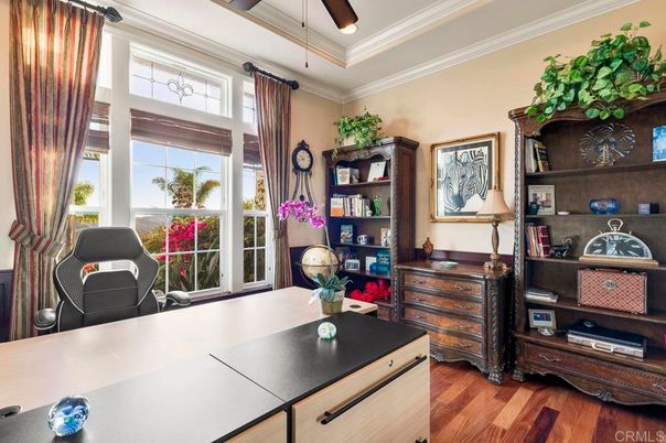 Home Office, Interior, Wood Texture Flooring