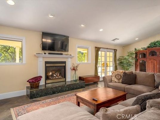 Fireplace, Interior, Living room, Recessed Lighting