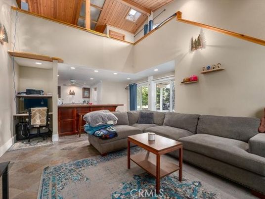 Interior, Living room, Recessed Lighting, Wooden Ceilings
