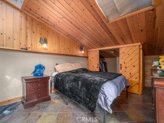 Bedroom, Interior, Wooden Ceilings, Wooden Walls