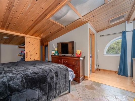 Bedroom, Interior, Wooden Ceilings, Wood Texture Flooring