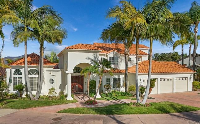 Attached, Exterior, Facade, Spanish Mediterranean