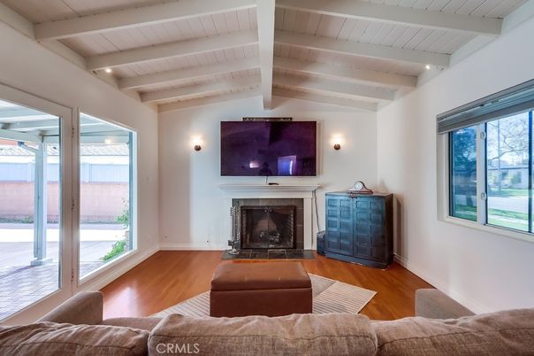 Fireplace, Interior, Living room, Wood Texture Flooring