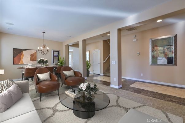 Chandelier, Dining room, Interior, Living room, Recessed Lighting