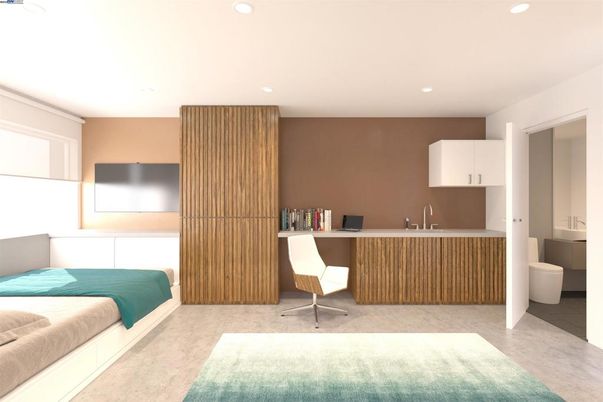 Bedroom, Home Office, Interior, Recessed Lighting