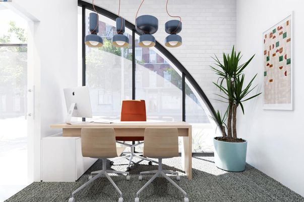 Home Office, Interior, Stone Walls