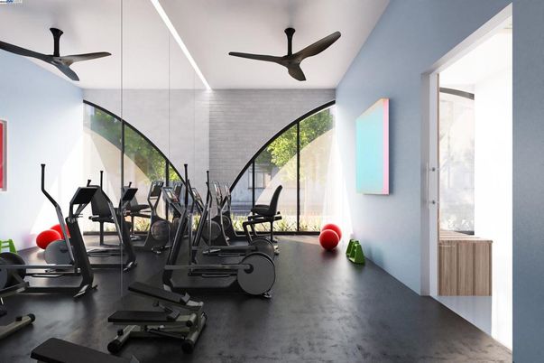 Fitness Equipment, Gym, Interior