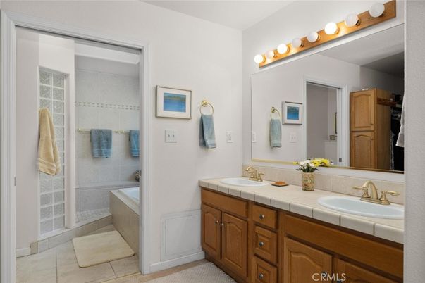 Bathroom, Dual Sink Vanities, Interior, Tile Countertops