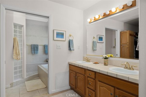 Bathroom, Dual Sink Vanities, Interior, Tile Countertops