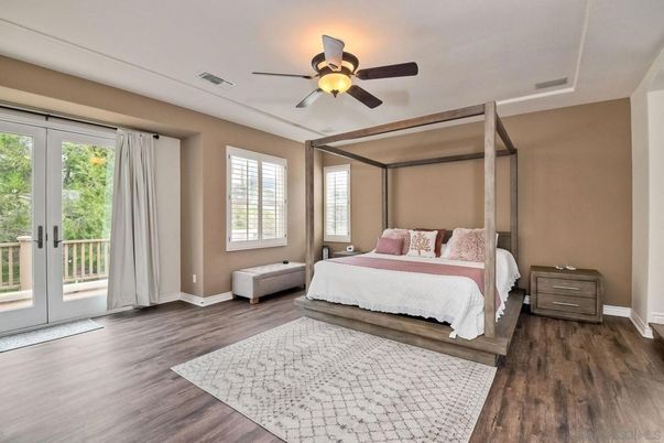 Bedroom, Interior, Wood Texture Flooring