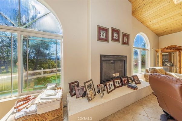Fireplace, Interior, Wooden Ceilings