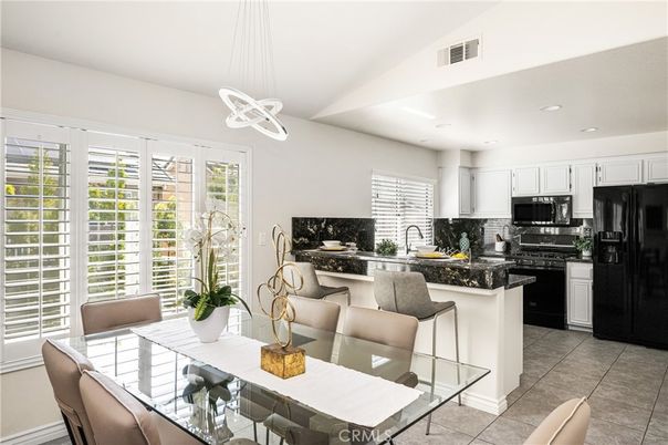 Dining room, Interior, Kitchen, Pendant Lights, Recessed Lighting