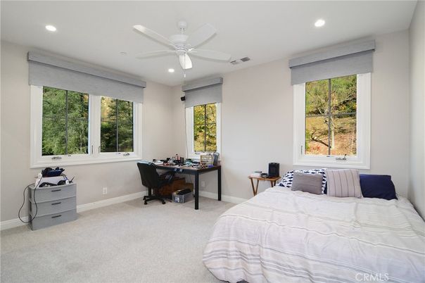 Bedroom, Home Office, Interior, Recessed Lighting