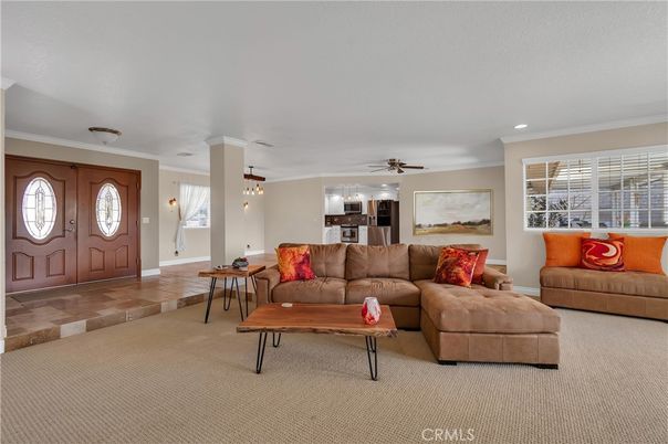 Interior, Living room, Recessed Lighting
