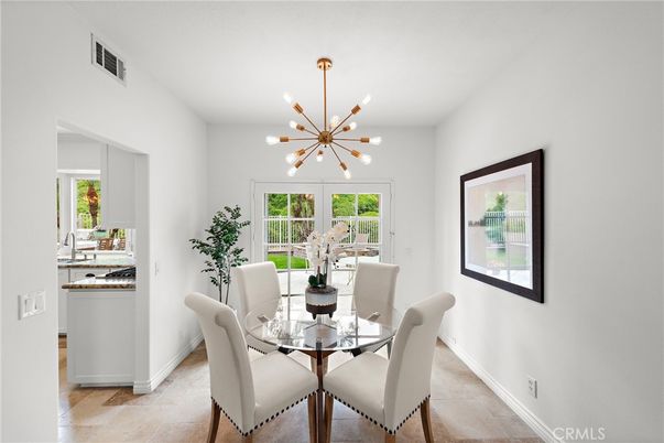 Dining room, Interior, Pendant Lights