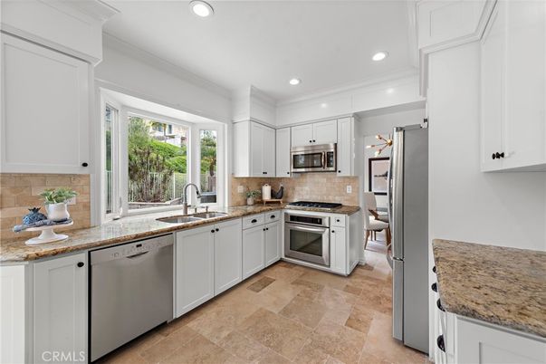 Interior, Kitchen, Recessed Lighting, Stainless Steel Appliances
