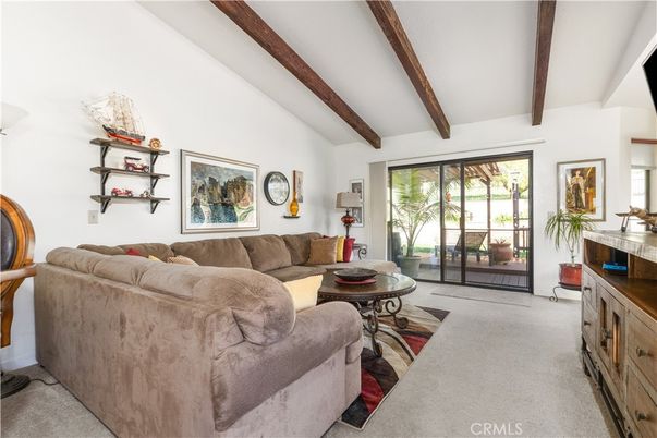 Interior, Living room, Wooden Beams