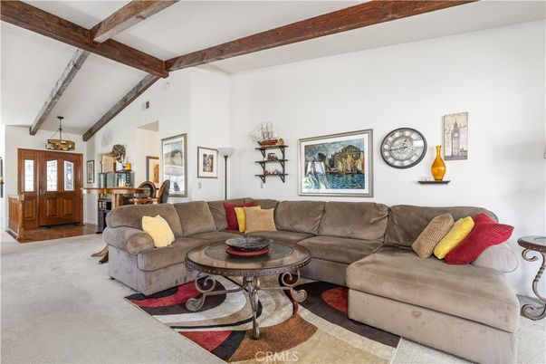 Interior, Living room, Pendant Lights, Wooden Beams