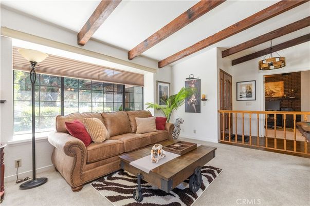 Interior, Living room, Wooden Beams