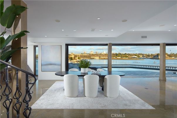 Dining room, Interior, Recessed Lighting, Water