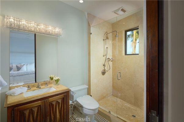 Bathroom, Bedroom, Glass Shower, Interior, Recessed Lighting