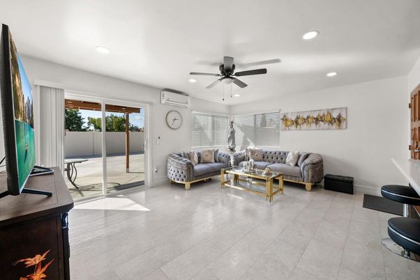Interior, Living room, Recessed Lighting