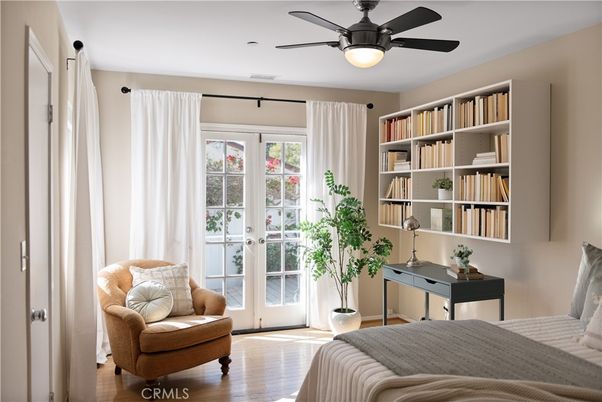Bedroom, Home Office, Interior, Wood Texture Flooring