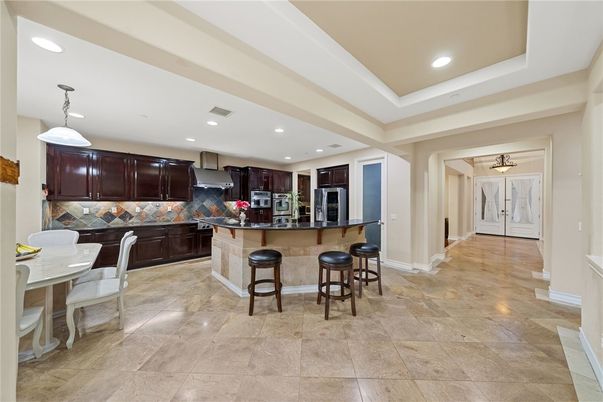 Dining room, Interior, Kitchen, Pendant Lights, Recessed Lighting