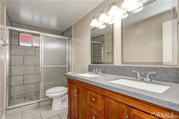 Bathroom, Dual Sink Vanities, Glass Shower, Interior