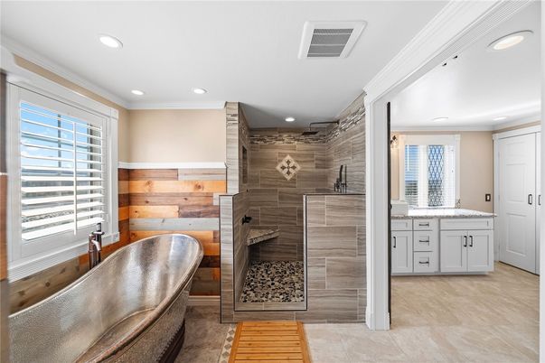 Fireplace, Interior, Recessed Lighting, Wooden Walls
