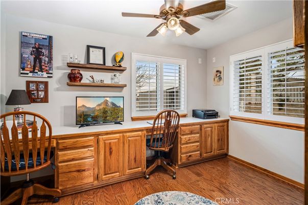 Home Office, Interior, Wood Texture Flooring