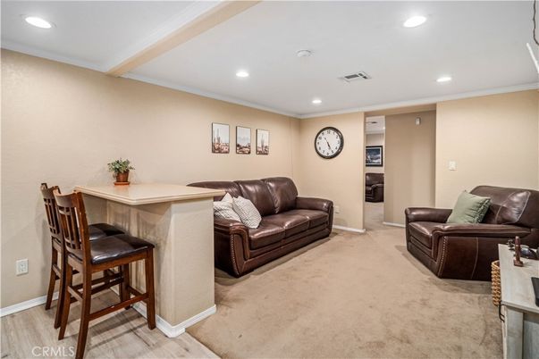 Interior, Living room, Recessed Lighting