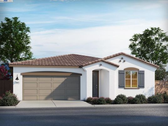Attached, Exterior, Facade, Spanish Mediterranean