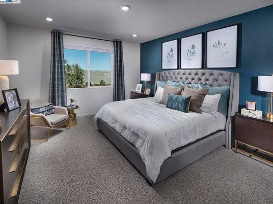 Bedroom, Interior, Recessed Lighting
