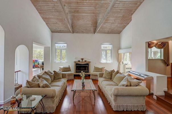 Fireplace, Interior, Living room, Wooden Ceilings, Wood Texture Flooring