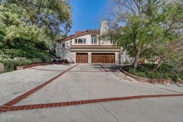 Attached, Backyard, Exterior, Facade, Mediterranean