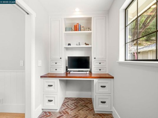 Home Office, Interior, Recessed Lighting