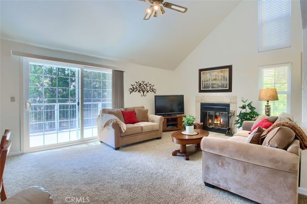 Dining room, Fireplace, Interior, Living room