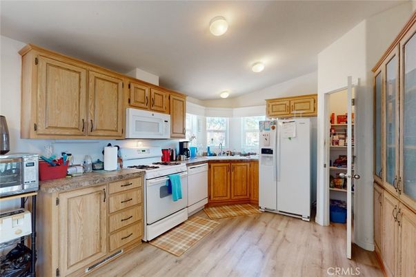 Interior, Kitchen, Wood Texture Flooring