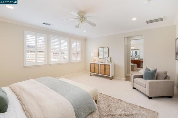 Bedroom, Interior, Recessed Lighting