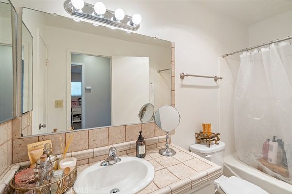 Bathroom, Dual Sink Vanities, Interior, Tile Countertops