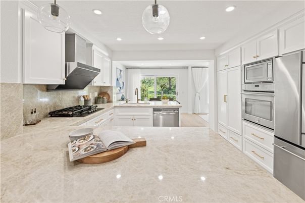 Interior, Kitchen, Recessed Lighting, Stainless Steel Appliances