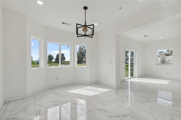 Empty room, Interior, Marble, Pendant Lights, Recessed Lighting
