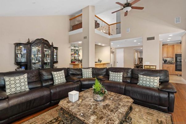 Interior, Kitchen, Living room, Recessed Lighting, Wood Texture Flooring