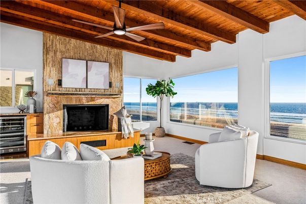 Fireplace, Interior, Living room, Water, Wooden Beams, Wooden Ceilings