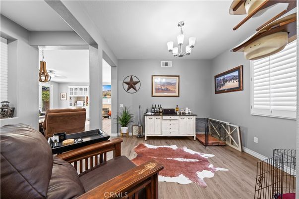 Chandelier, Interior, Wood Texture Flooring