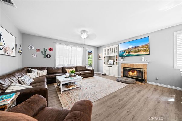 Fireplace, Interior, Living room, Wood Texture Flooring