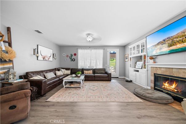 Fireplace, Interior, Living room, Wood Texture Flooring