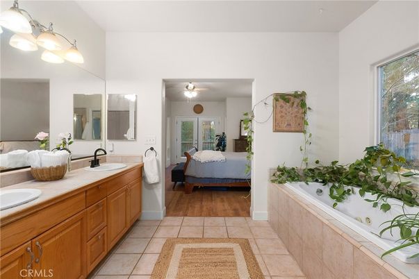 Bathroom, Bedroom, Dual Sink Vanities, Interior, Wood Texture Flooring
