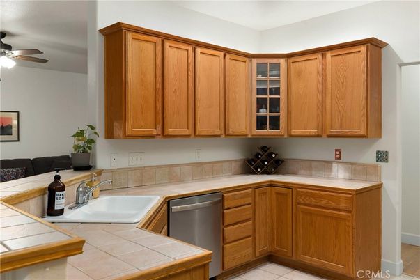 Interior, Kitchen, Tile Countertops